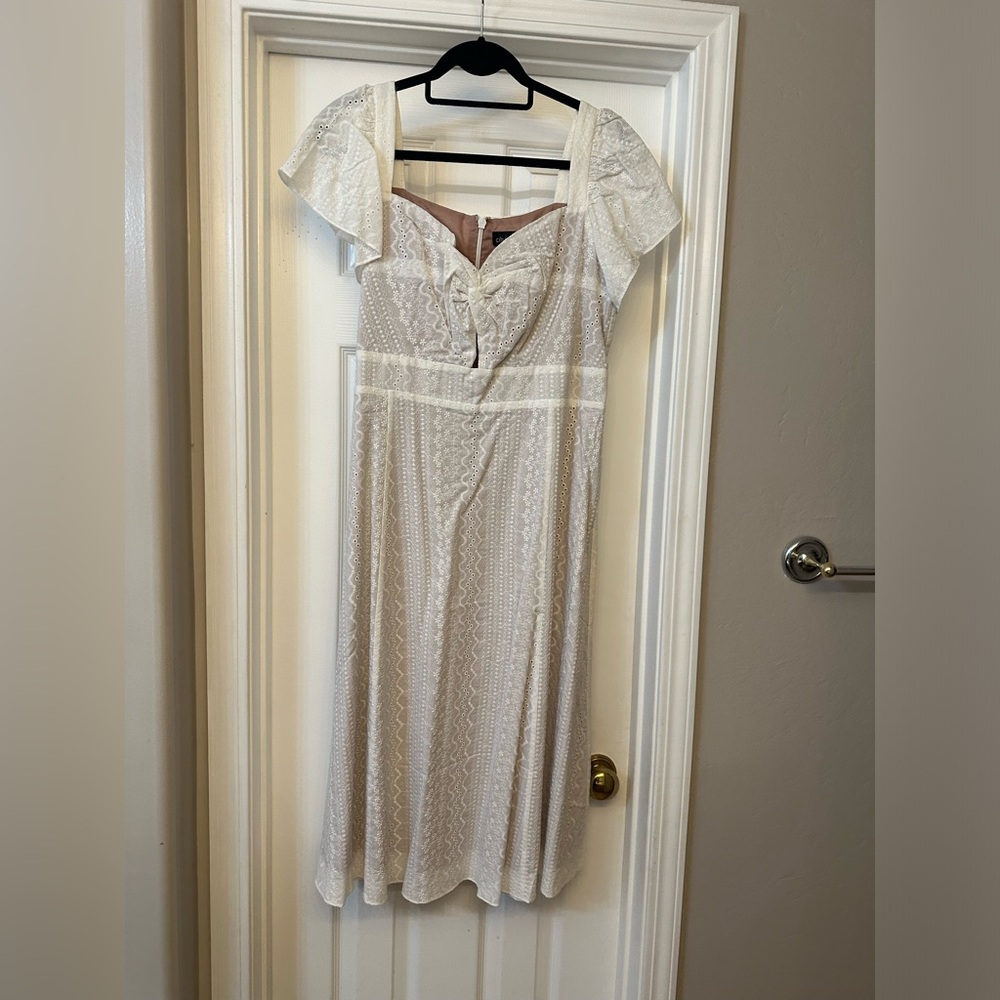 City Chic Eyelet Dress